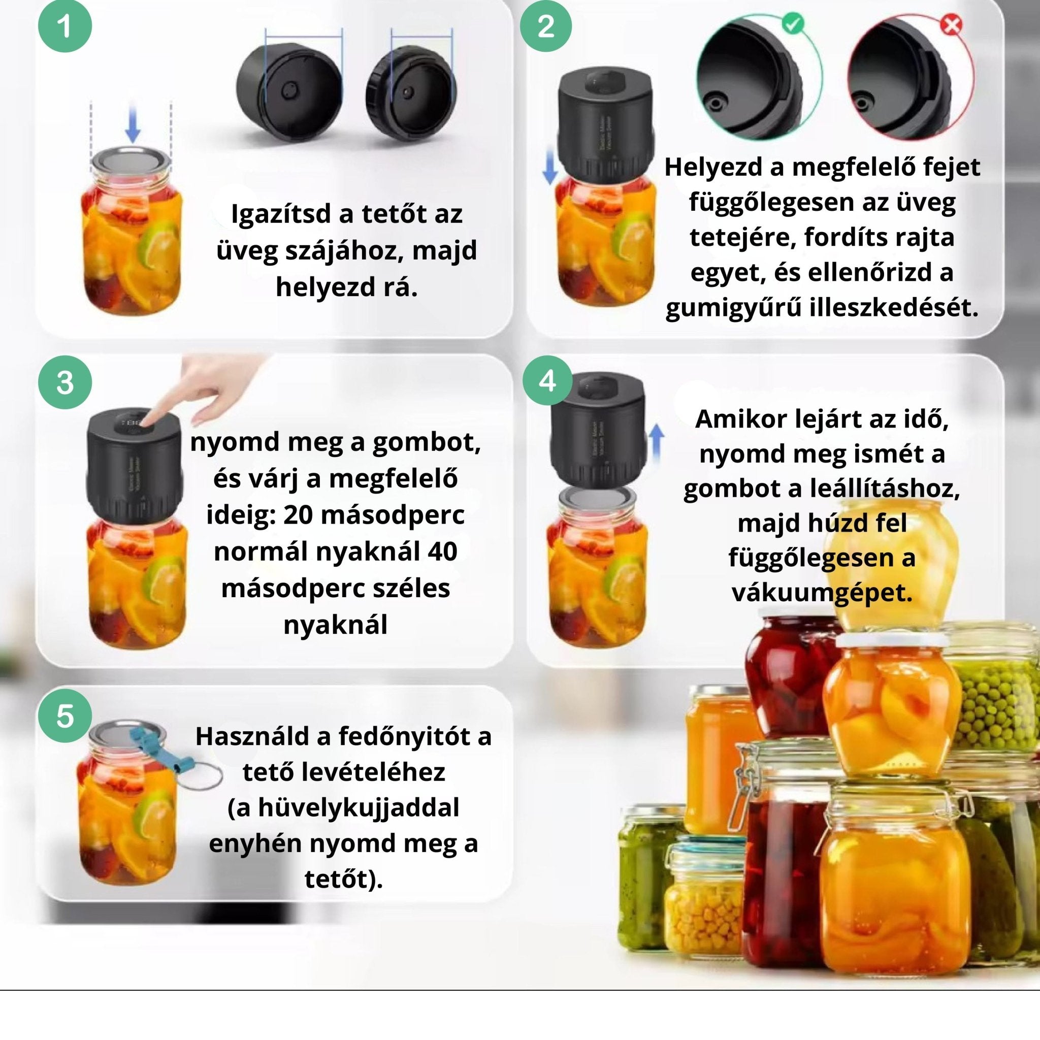 Sealzy™ Frissentartó Szett - Sealzy